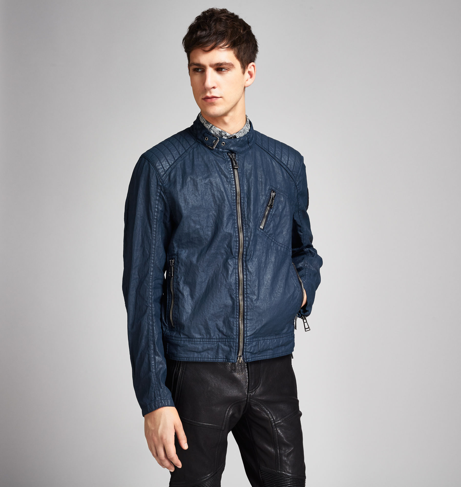 Belstaff K Racer Blouson in Dark Indigo (Blue) for Men - Lyst