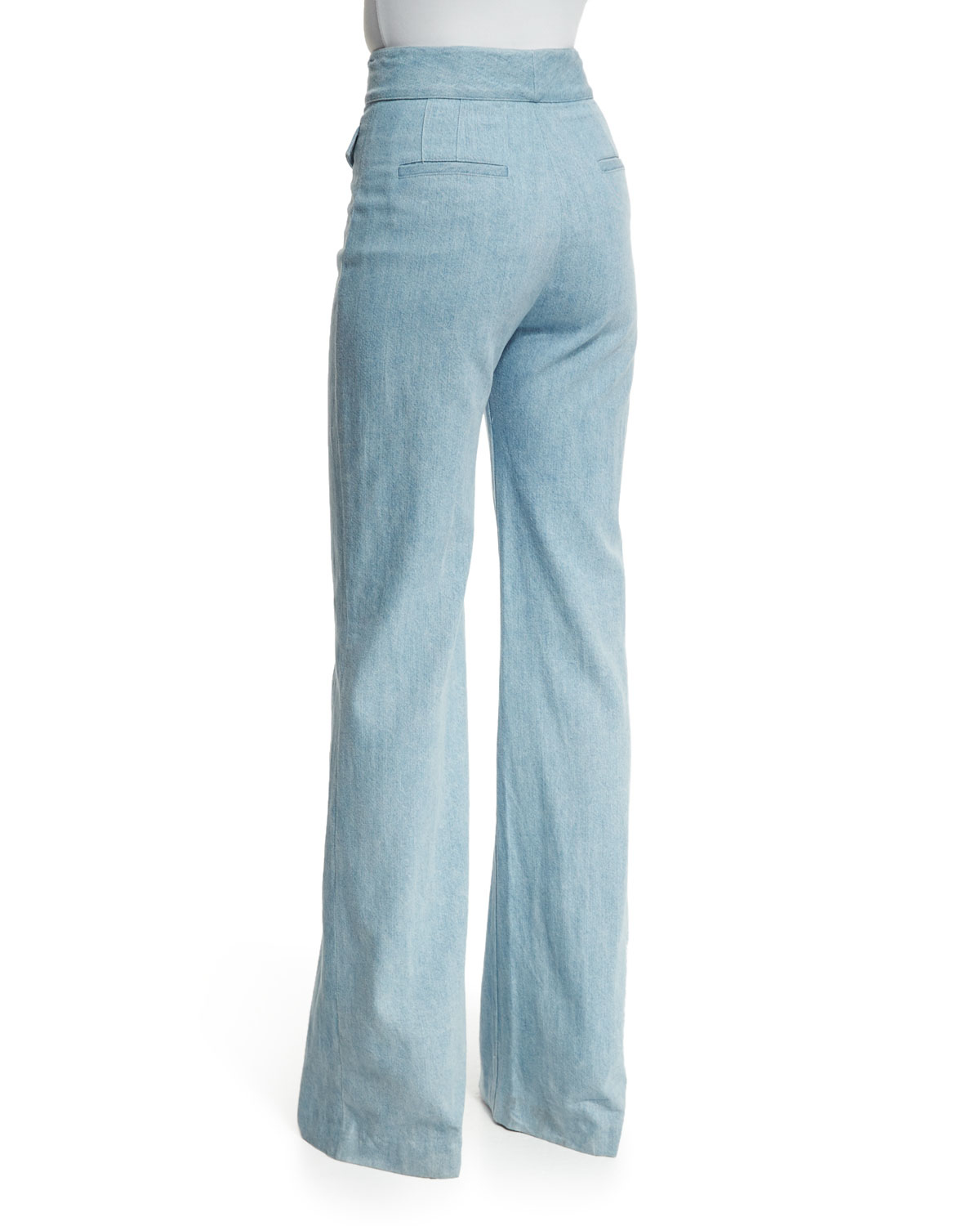 Womens high waisted bootcut jeans bandage style