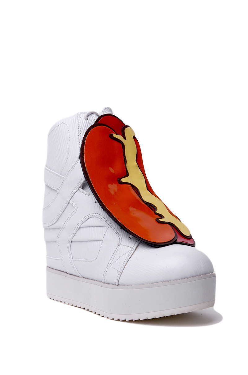 Lyst Jeffrey Campbell Rodman Platform Sneaker in White