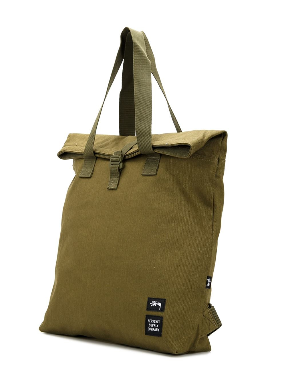 Stussy Canvas Tote Bag in Green - Lyst