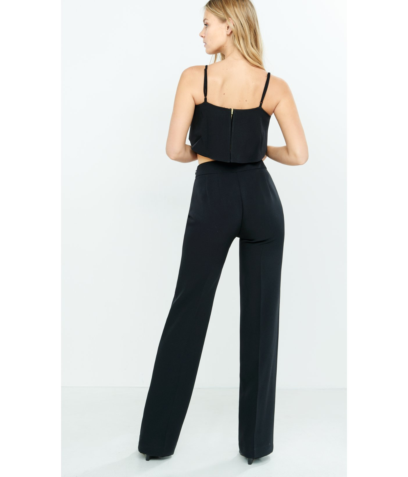 Belt High Rise Waist Wide Leg Pant Belt High Rise Waist Wide Leg Pant