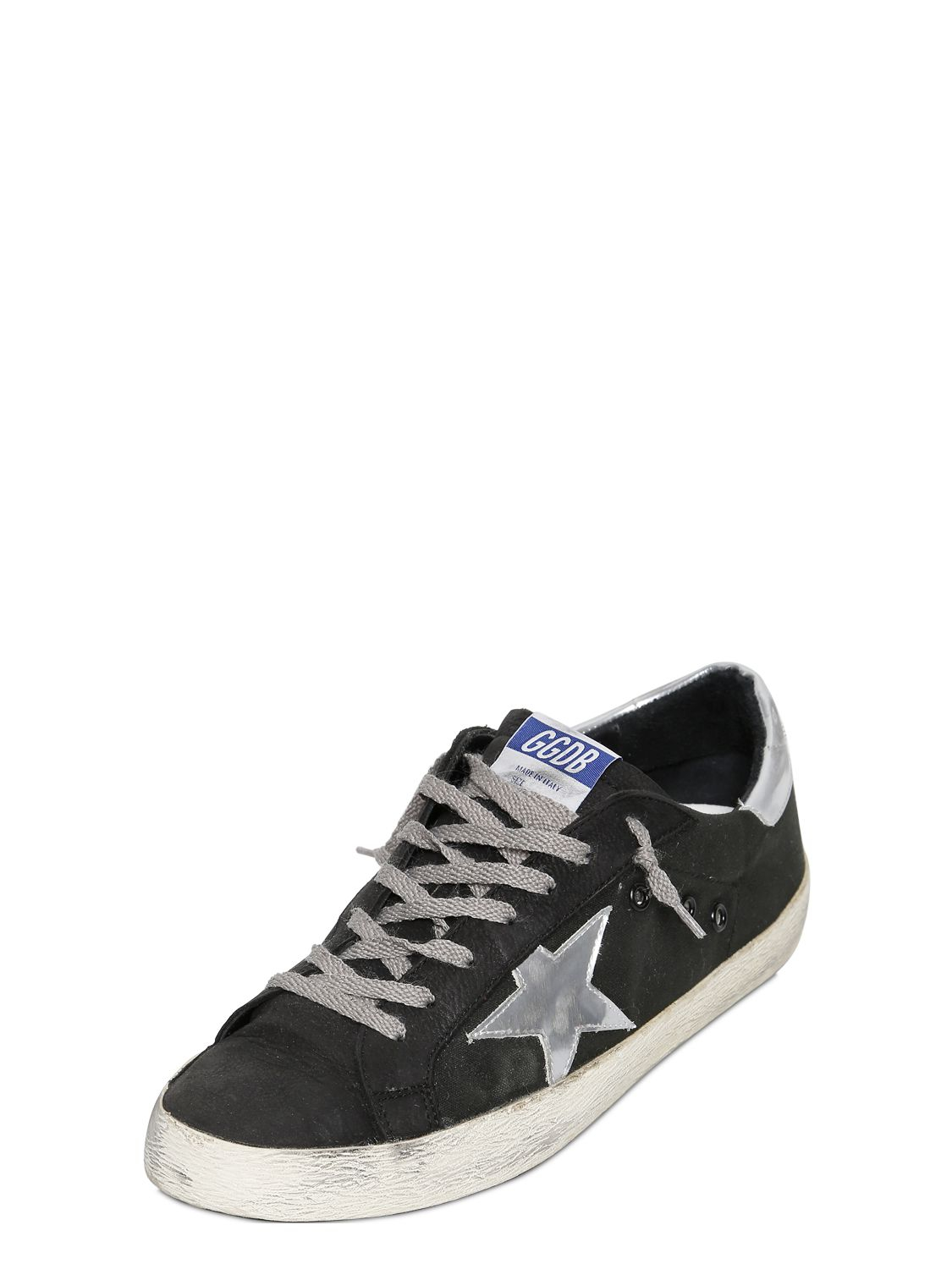 golden goose superstar canvas sneakers