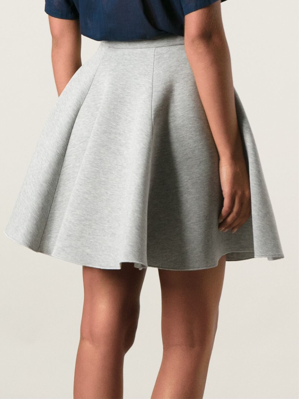 Grey flare skirt Clearance