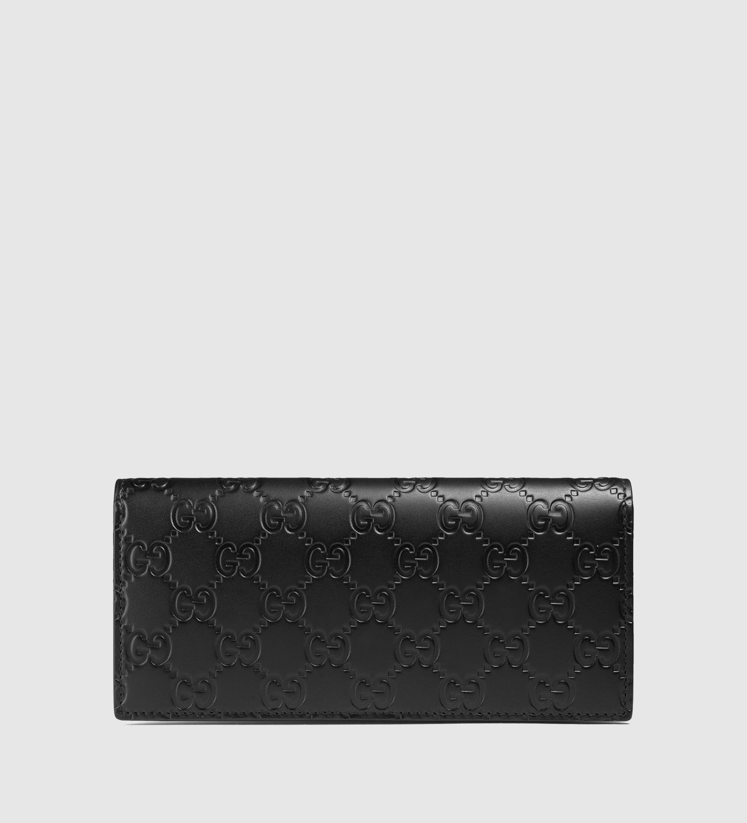 Gucci Leather Gg Long Coin Wallet in 