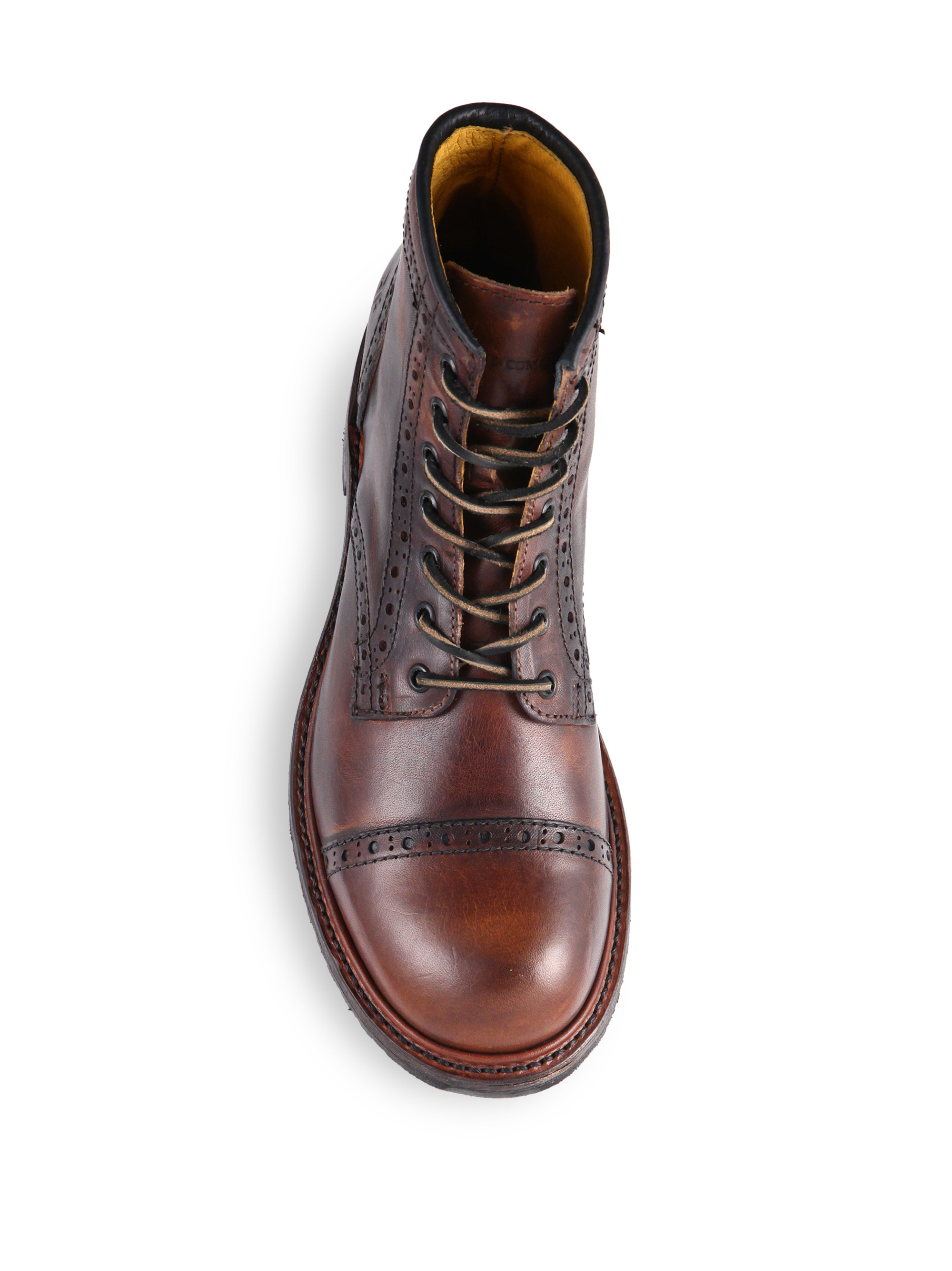 frye cap toe boot