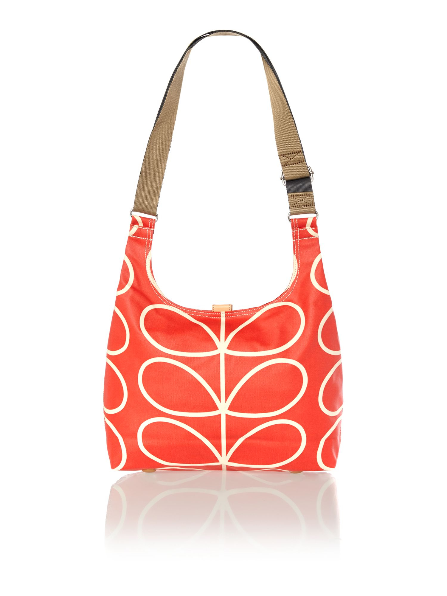 Orla kiely Matt Laminated Red Steam Print Sling Crossbody in Red Lyst