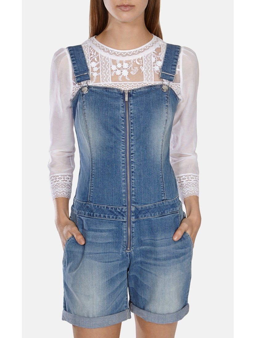 karen millen denim jumpsuit