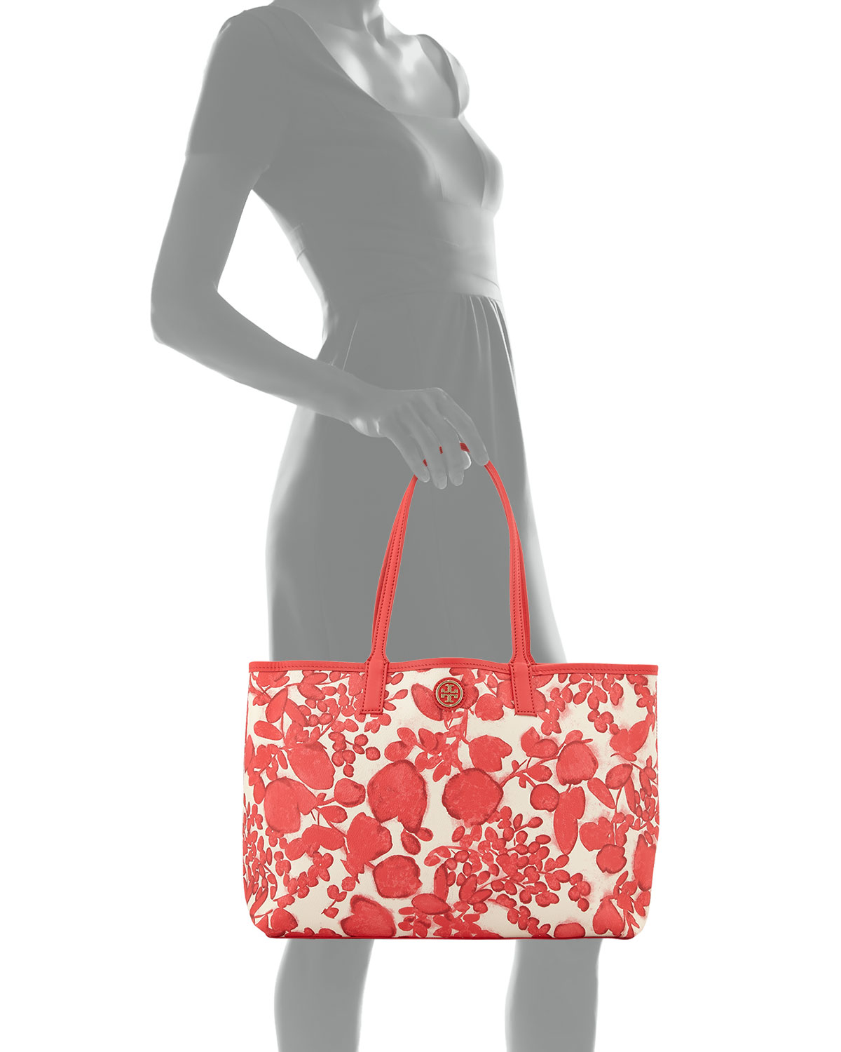 Tory Burch Kerrington FloralPrint Shopper Bag in Blue Lyst