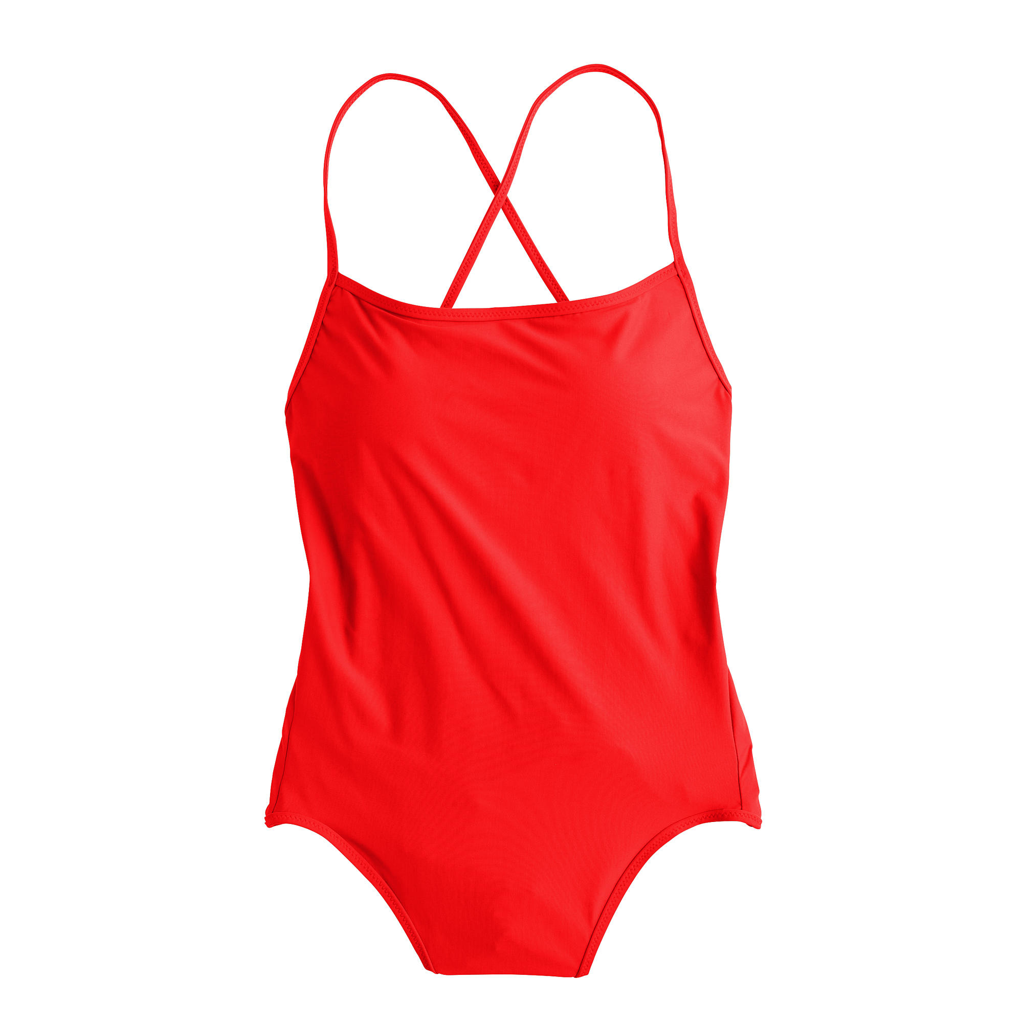 J.crew Tie-back One-piece Swimsuit in Red | Lyst