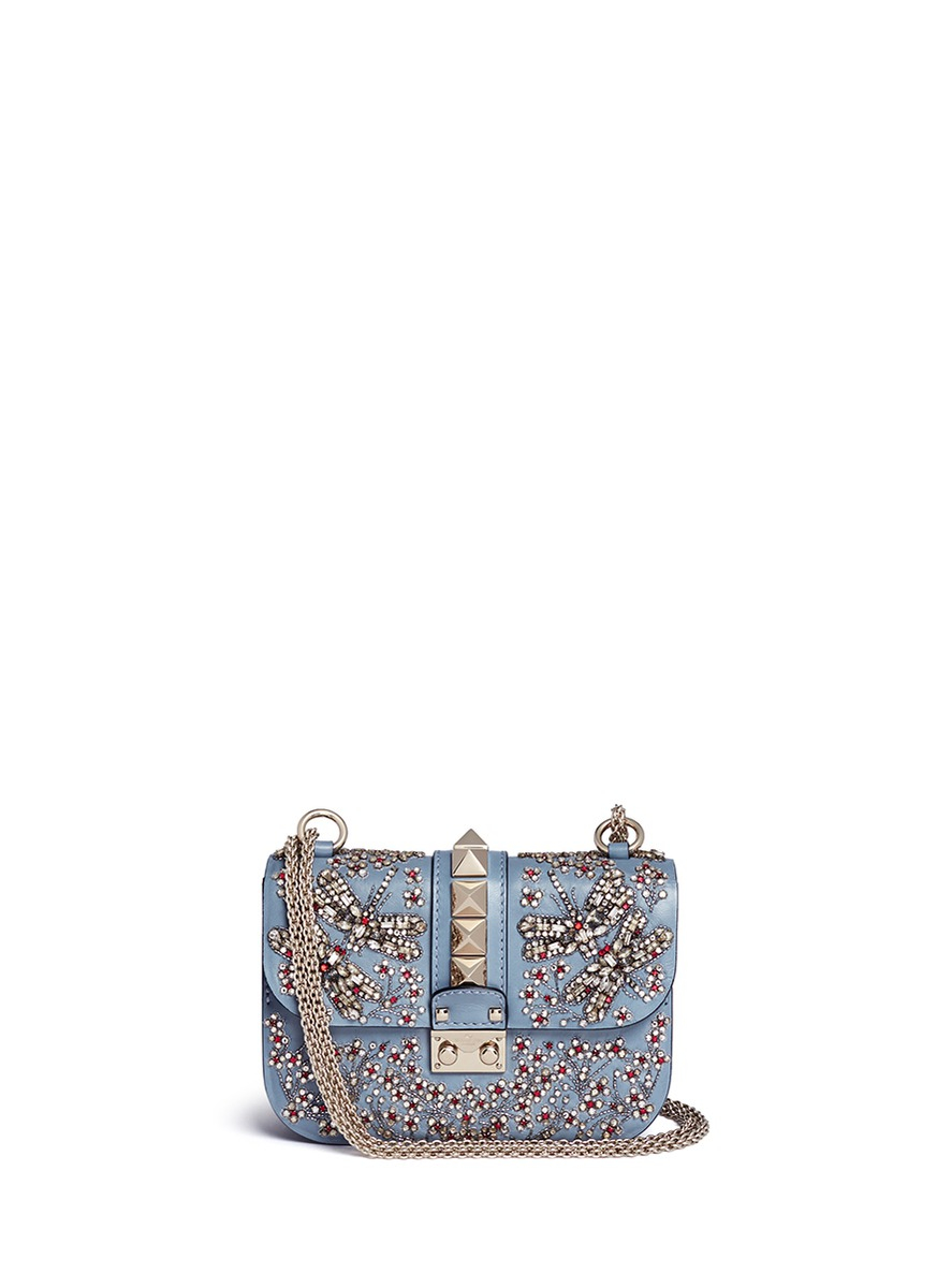 valentino crystal bag