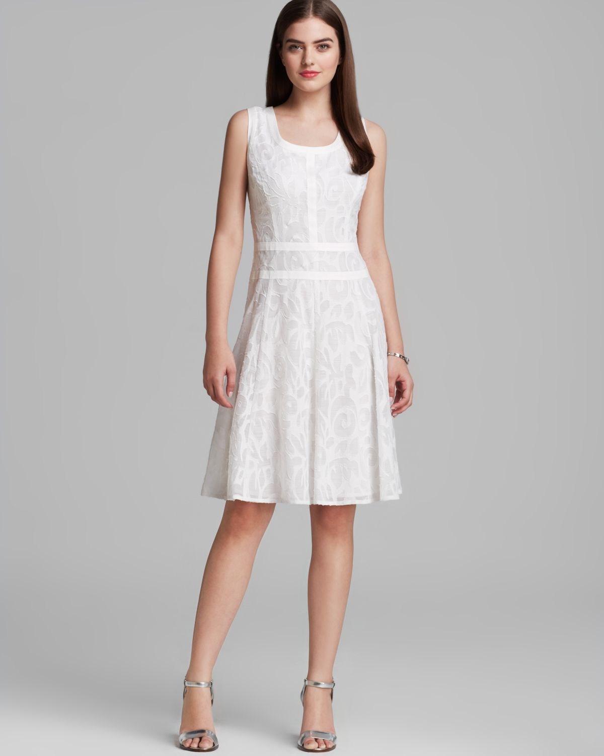 anne klein white dresses