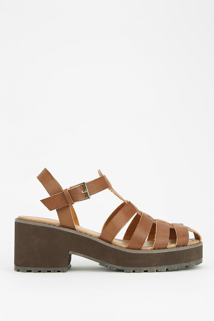 platform fisherman sandals