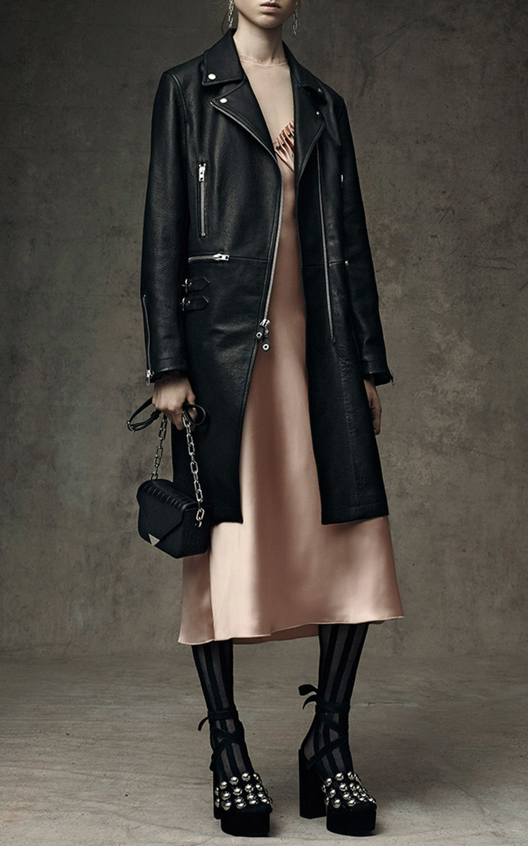 Biker jacket long Clearance