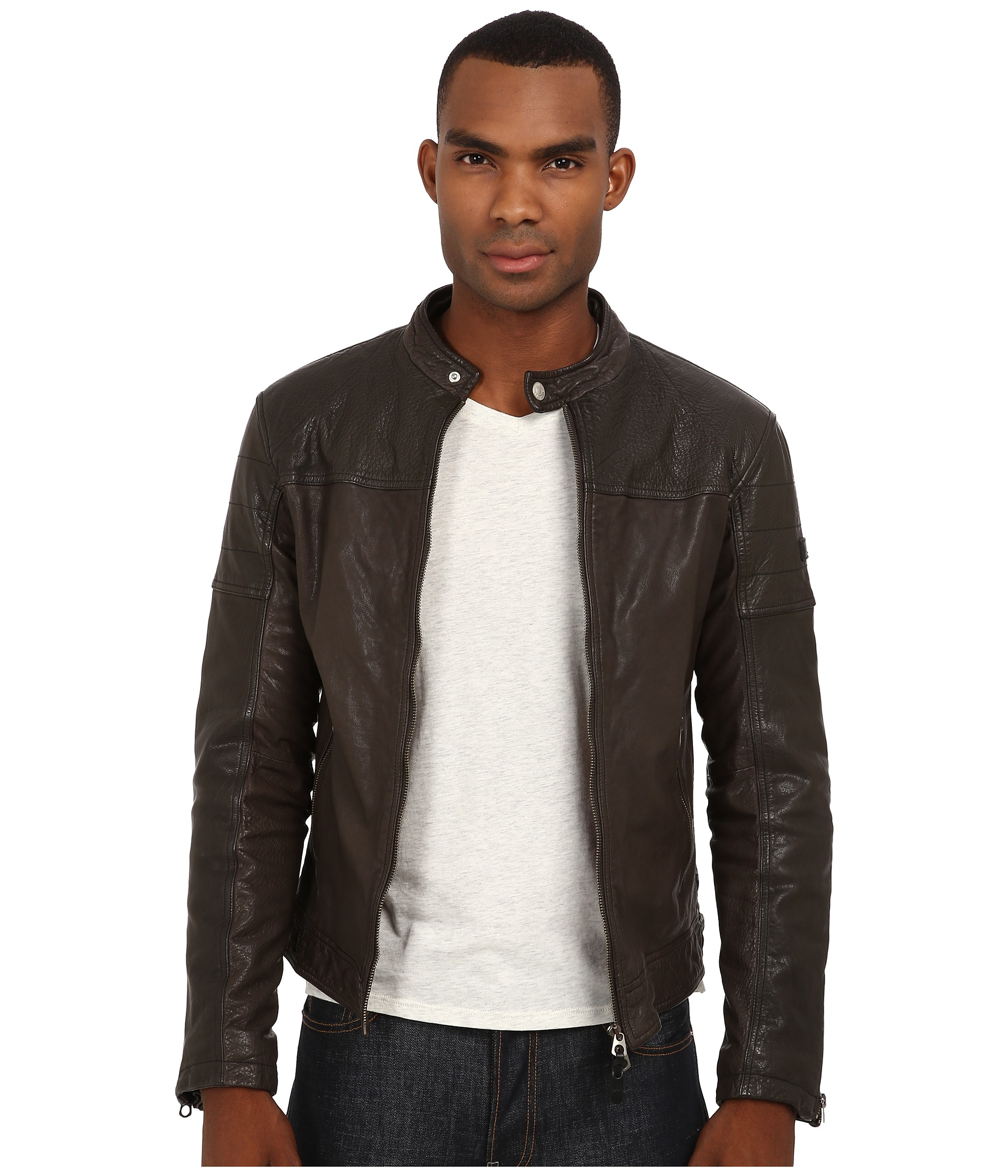 jeans by buffalo leather jacket