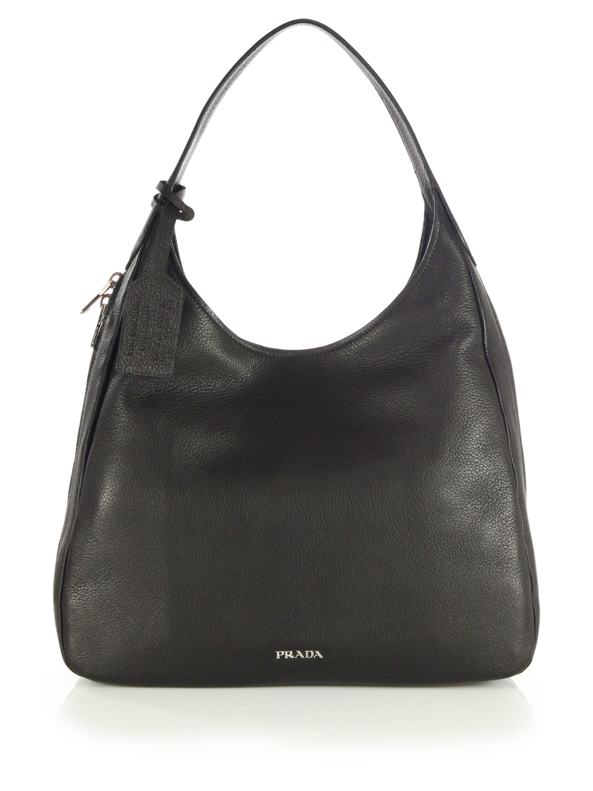 prada hobo size