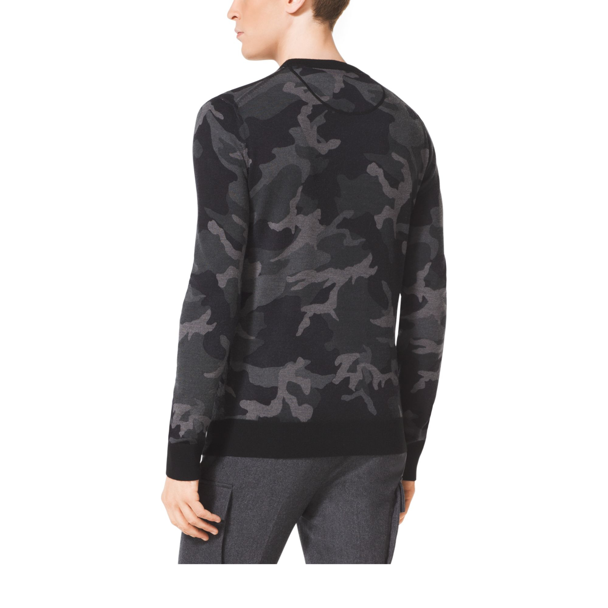 michael kors camo sweater