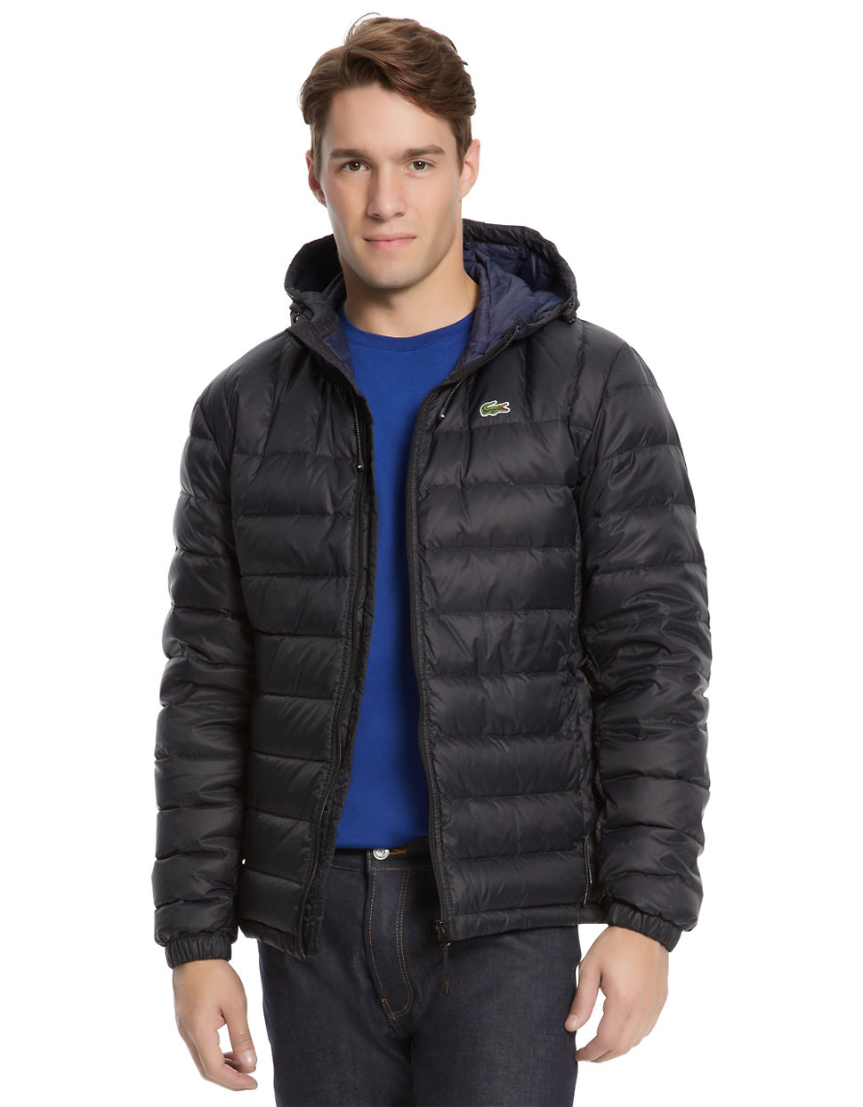 Lacoste Black Puffer Jacket Deals, 53 