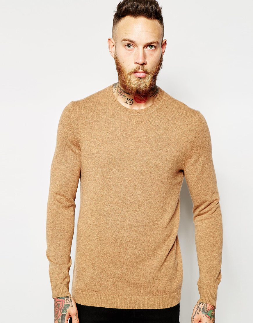 camel cashmere sweater mens