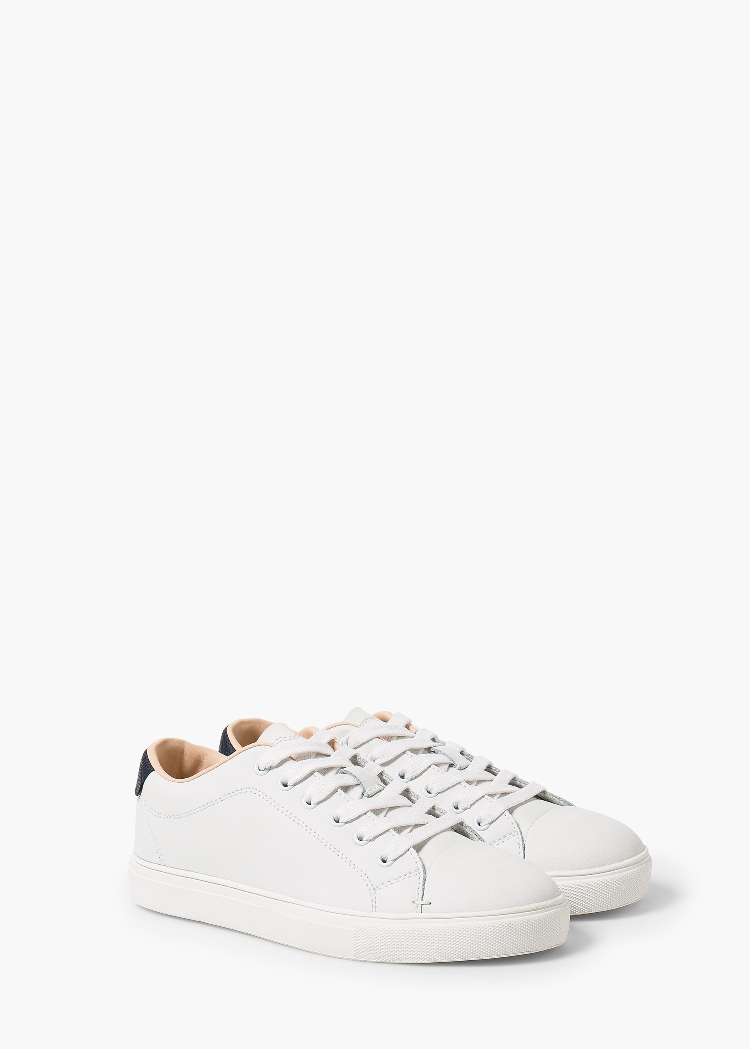 mango white trainers