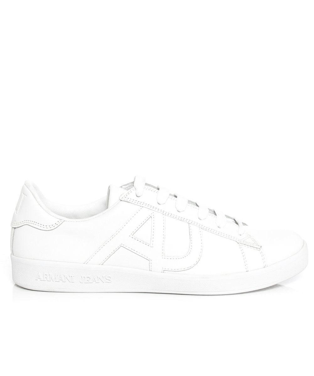 armani jeans white trainers