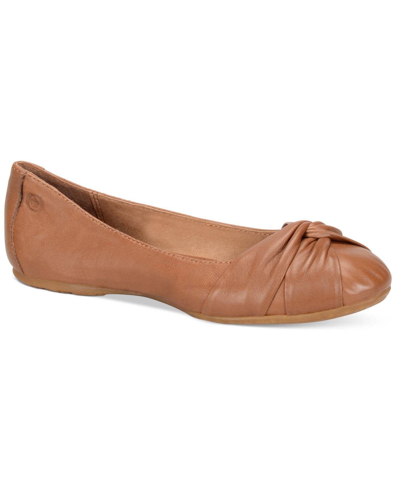 Born Lilly Flats (only At Macy's) in Cognac (Brown) Lyst