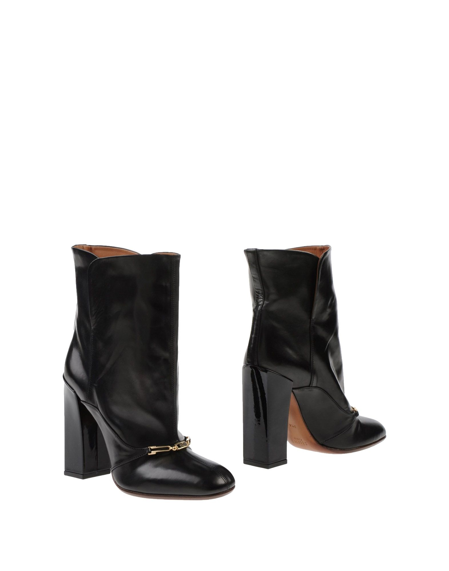 Celine Ankle Boots in Black | Lyst
