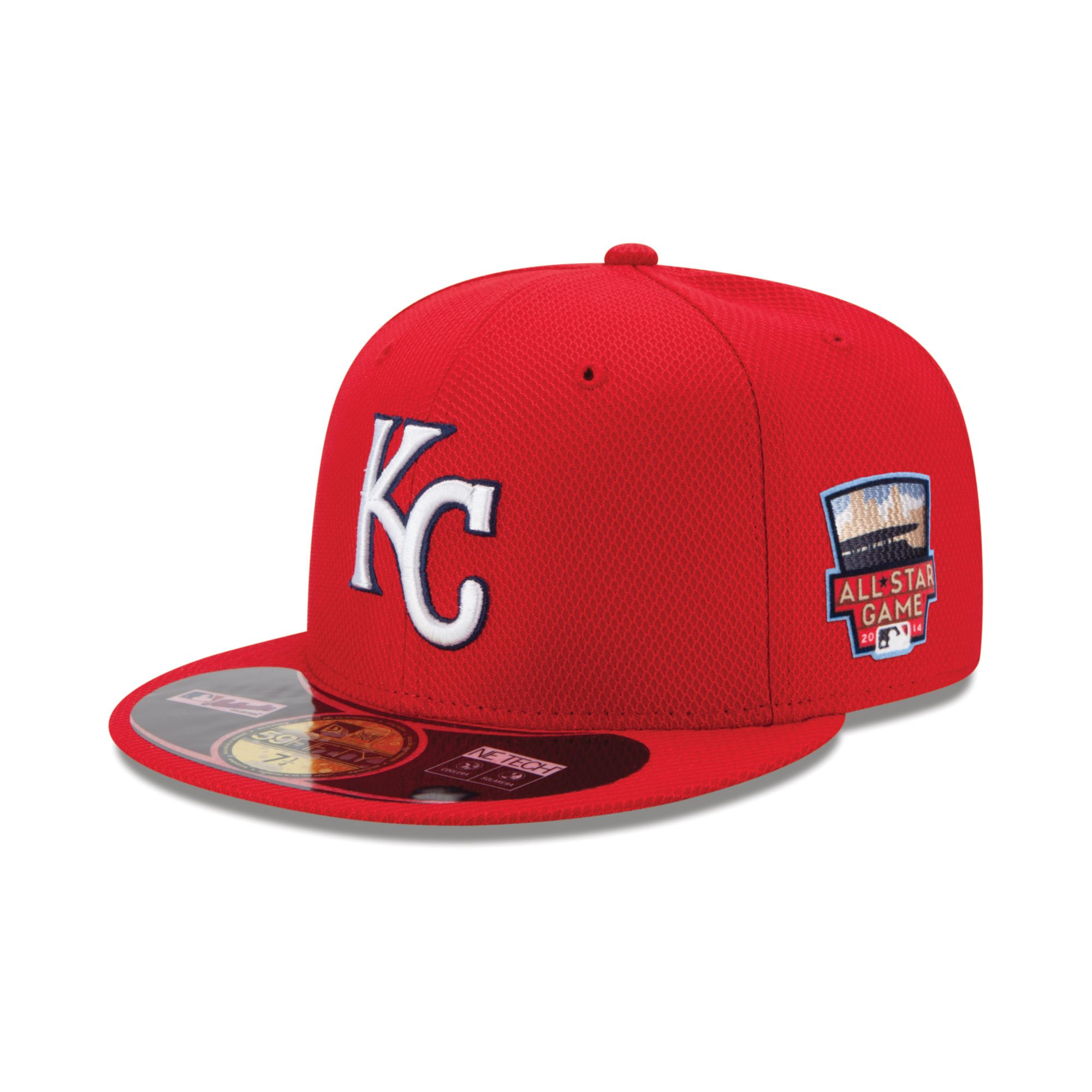 KTZ Kansas City Royals Cdub 59fifty Cap in Red for Men