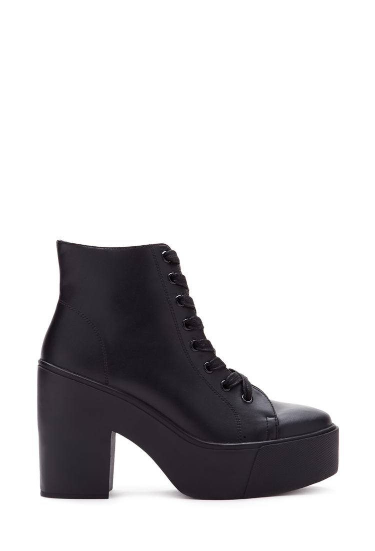 forever 21 black suede booties