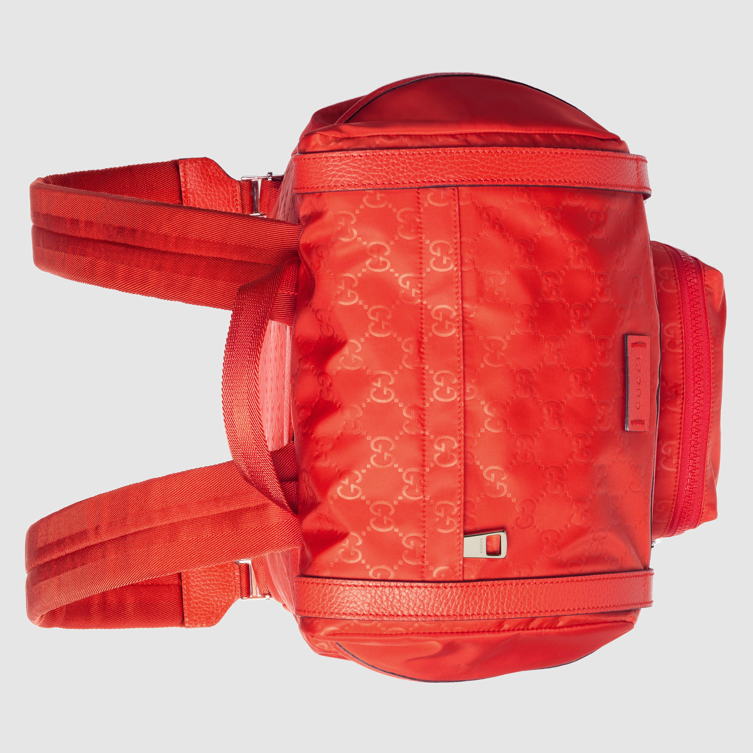 Gucci Nylon Ssima Light Backpack in Red for Men - Lyst