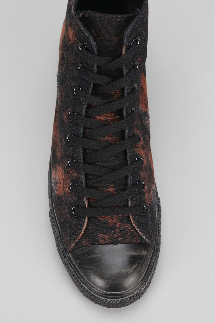 Converse Uo X Chuck Taylor All Star Acid Wash Destroyed Men'S Sneaker in  Black for Men | Lyst