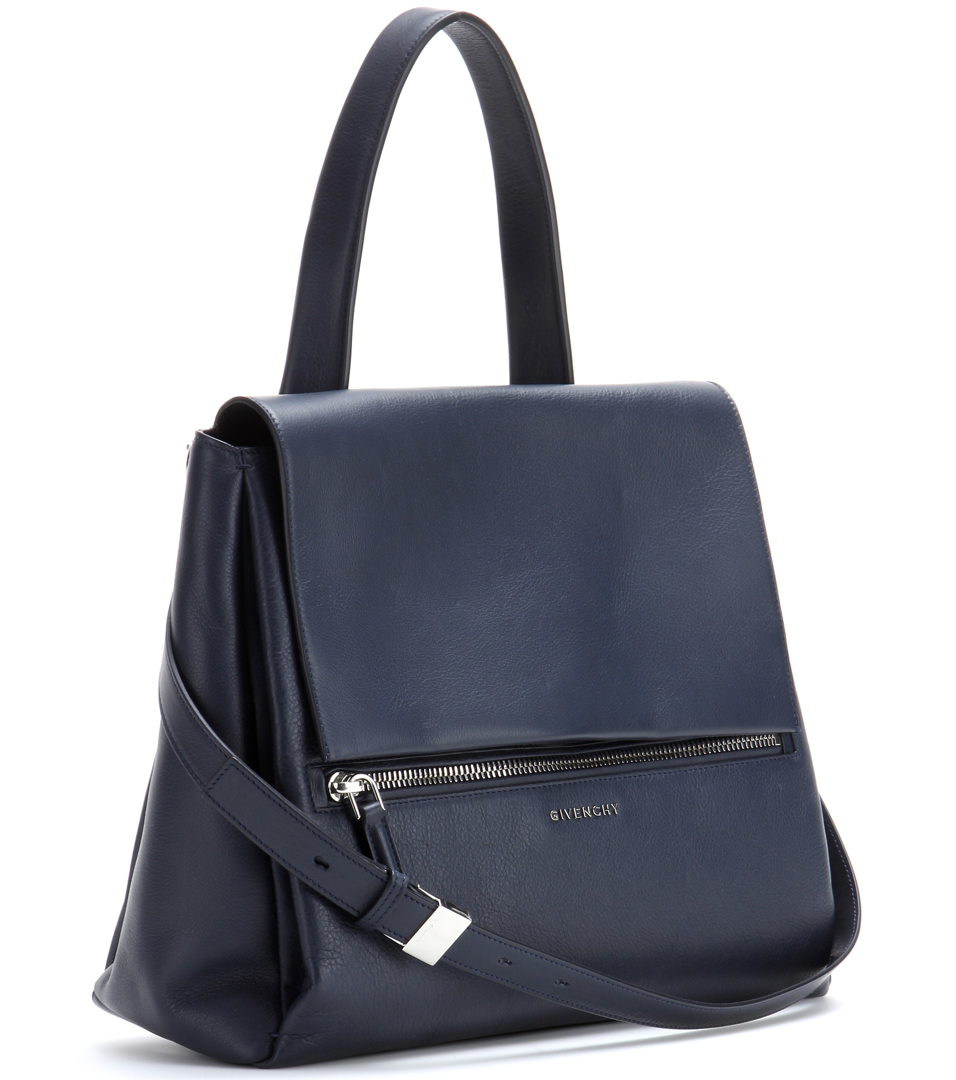 Givenchy Pandora Pure Medium Leather Bag in Night Blue (Blue) - Lyst