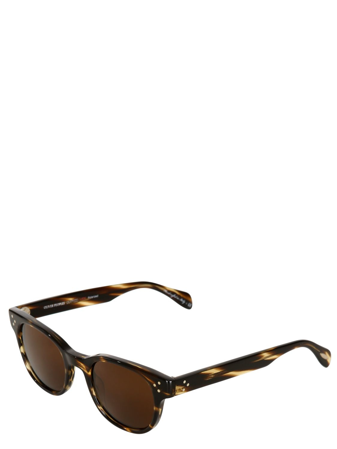 Oliver Peoples Afton Sun Square Acetate Sunglasses in Black/Brown (Brown)  for Men | Lyst
