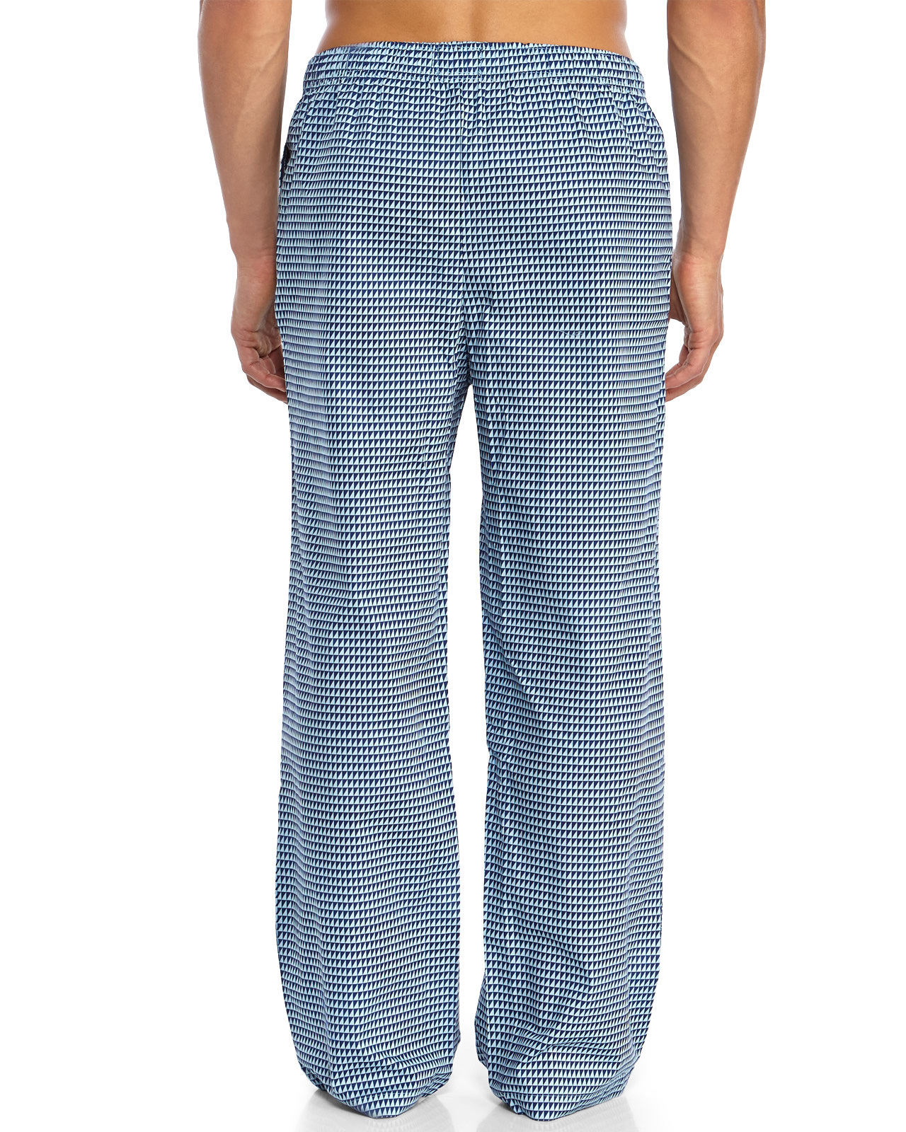 cole Navy & Blue Geometric Print Woven Pajama Pants in Blue for Men (Navy/Blue) Lyst