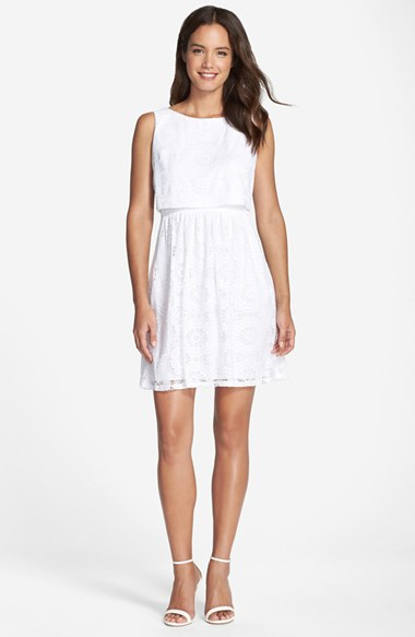 eliza j white dress