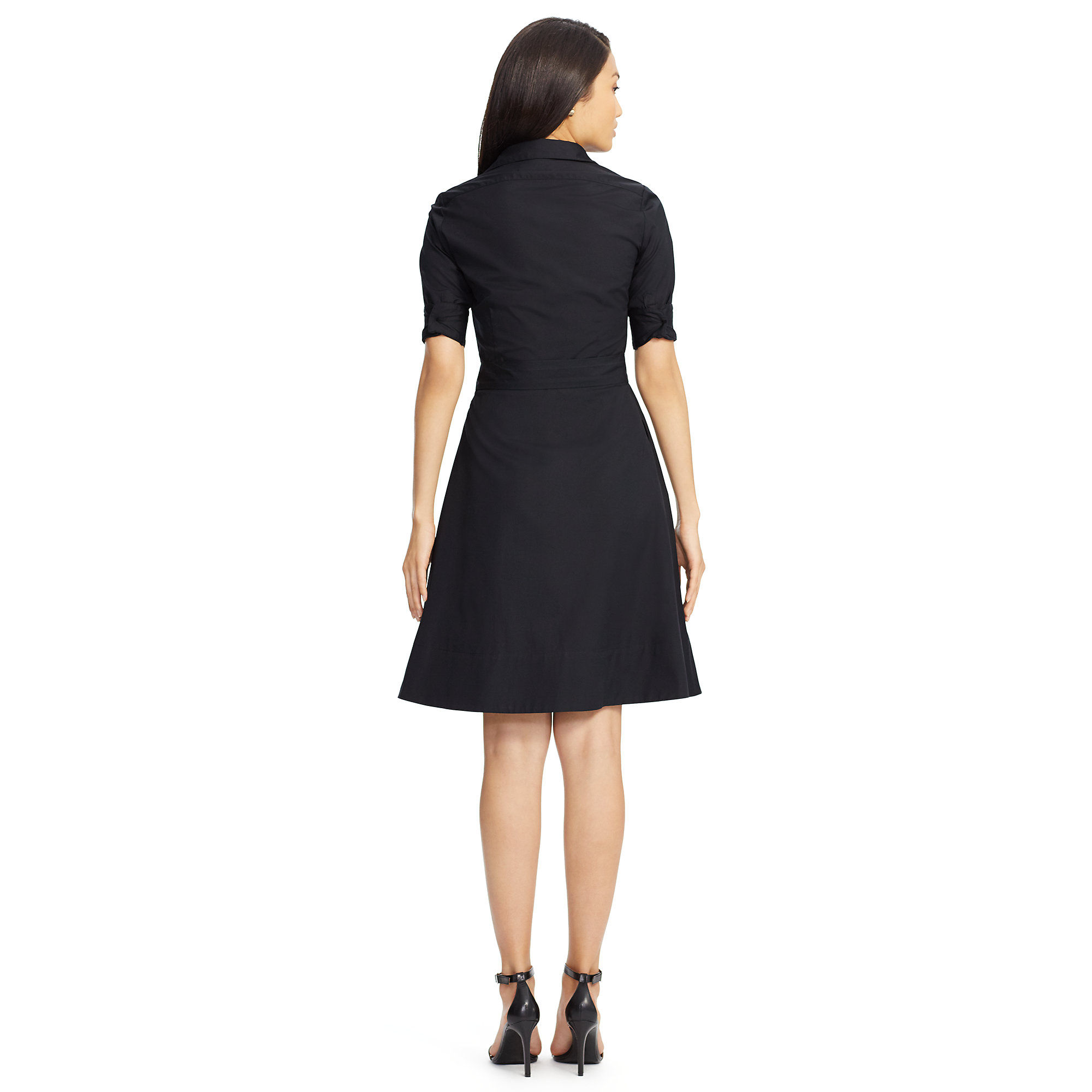 green emerald velvet dress The Shirt by Rochelle Behrens The Drop Waist Shirt Dress Black / XL