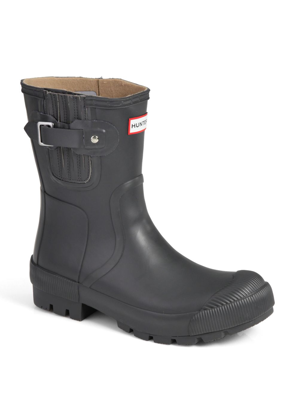 HUNTER Bennie Short Boots in Slate (Black) for Men - Lyst