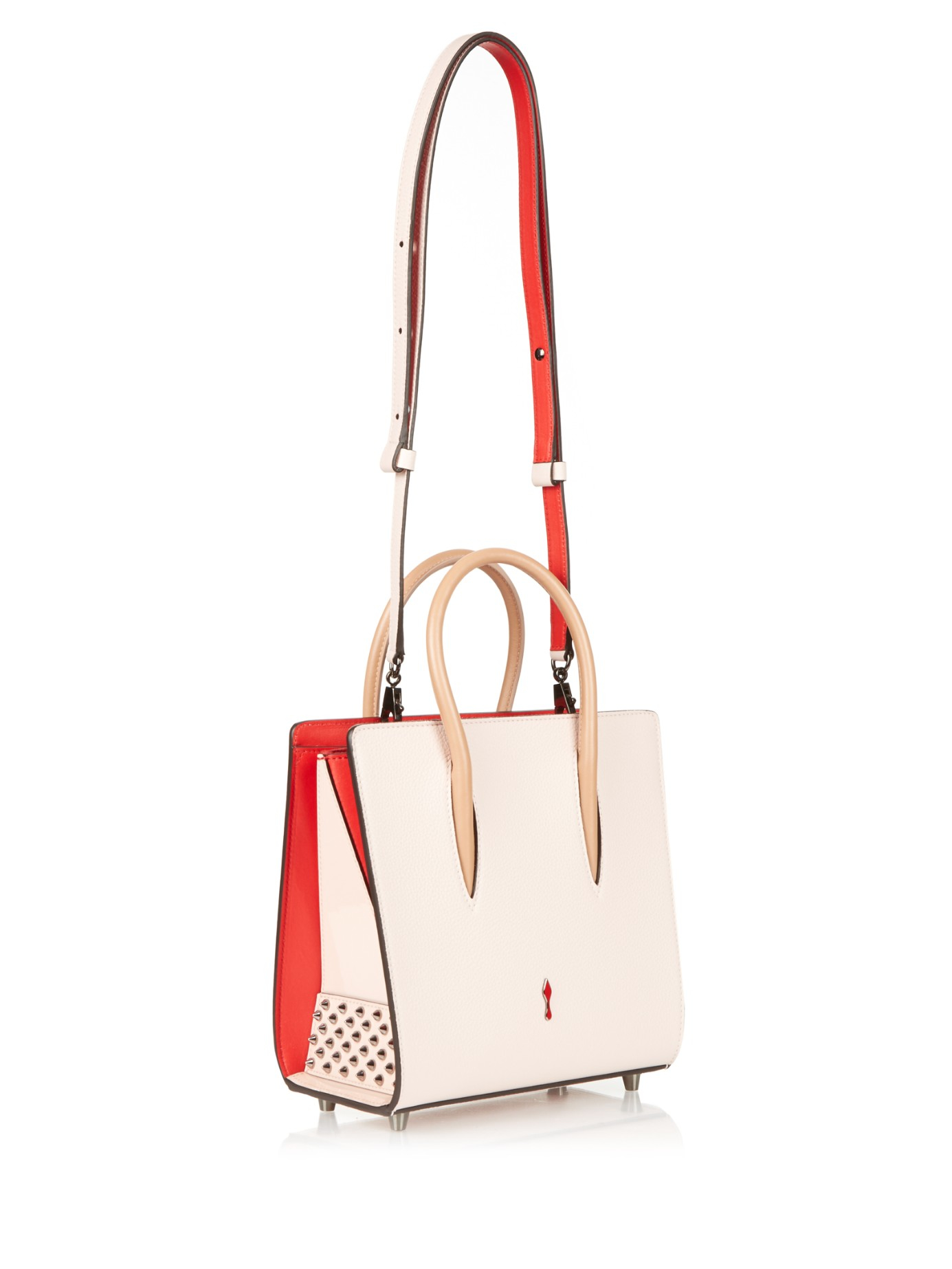 Christian Louboutin Paloma Small Leather Tote in Natural