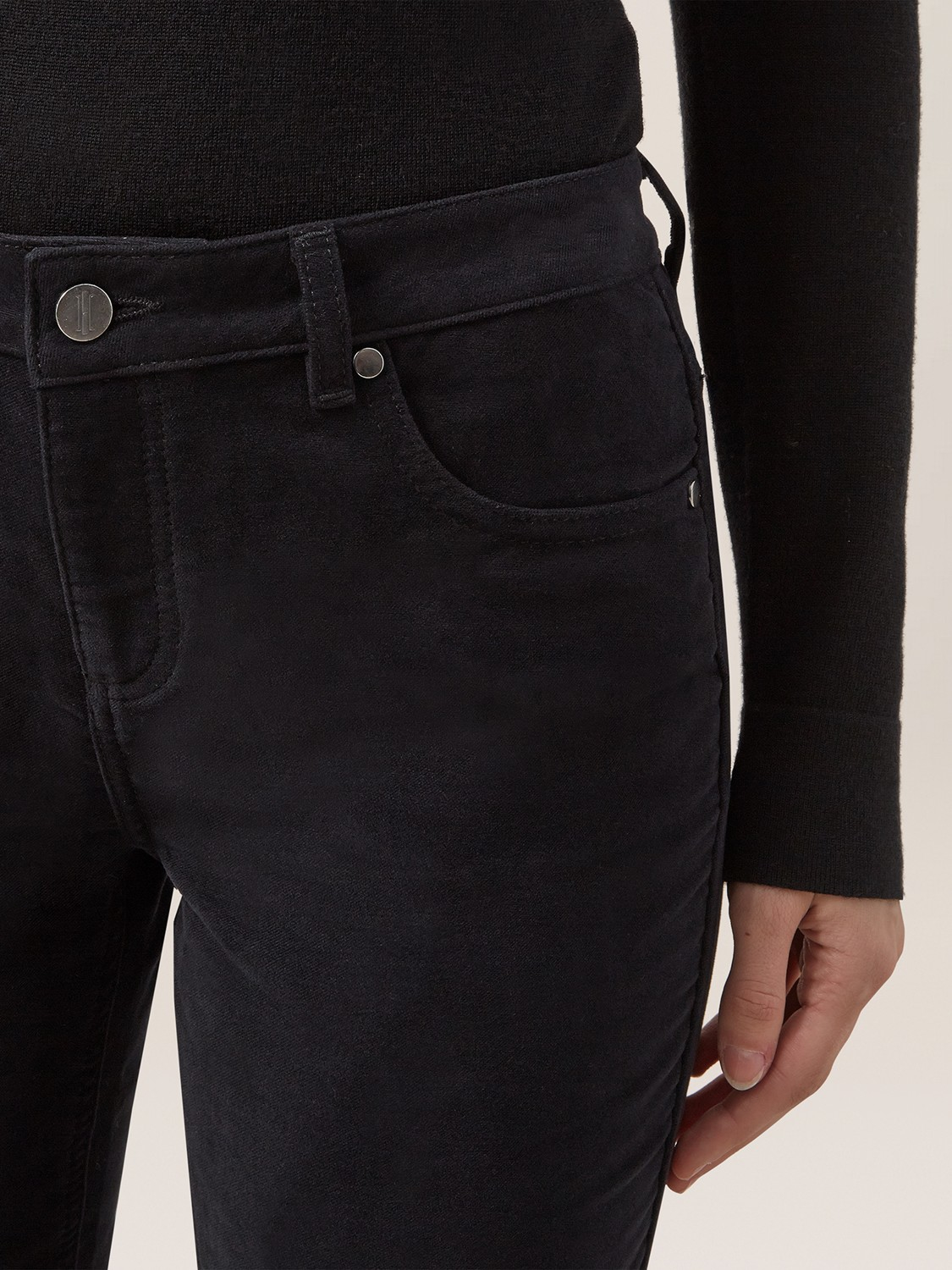 Hobbs Denim Orlagh Moleskin Jeans in Black Lyst