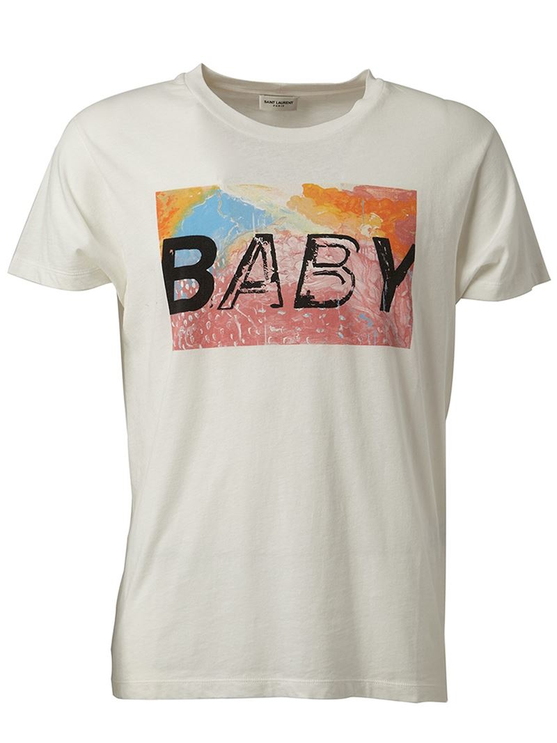 saint laurent baby tee