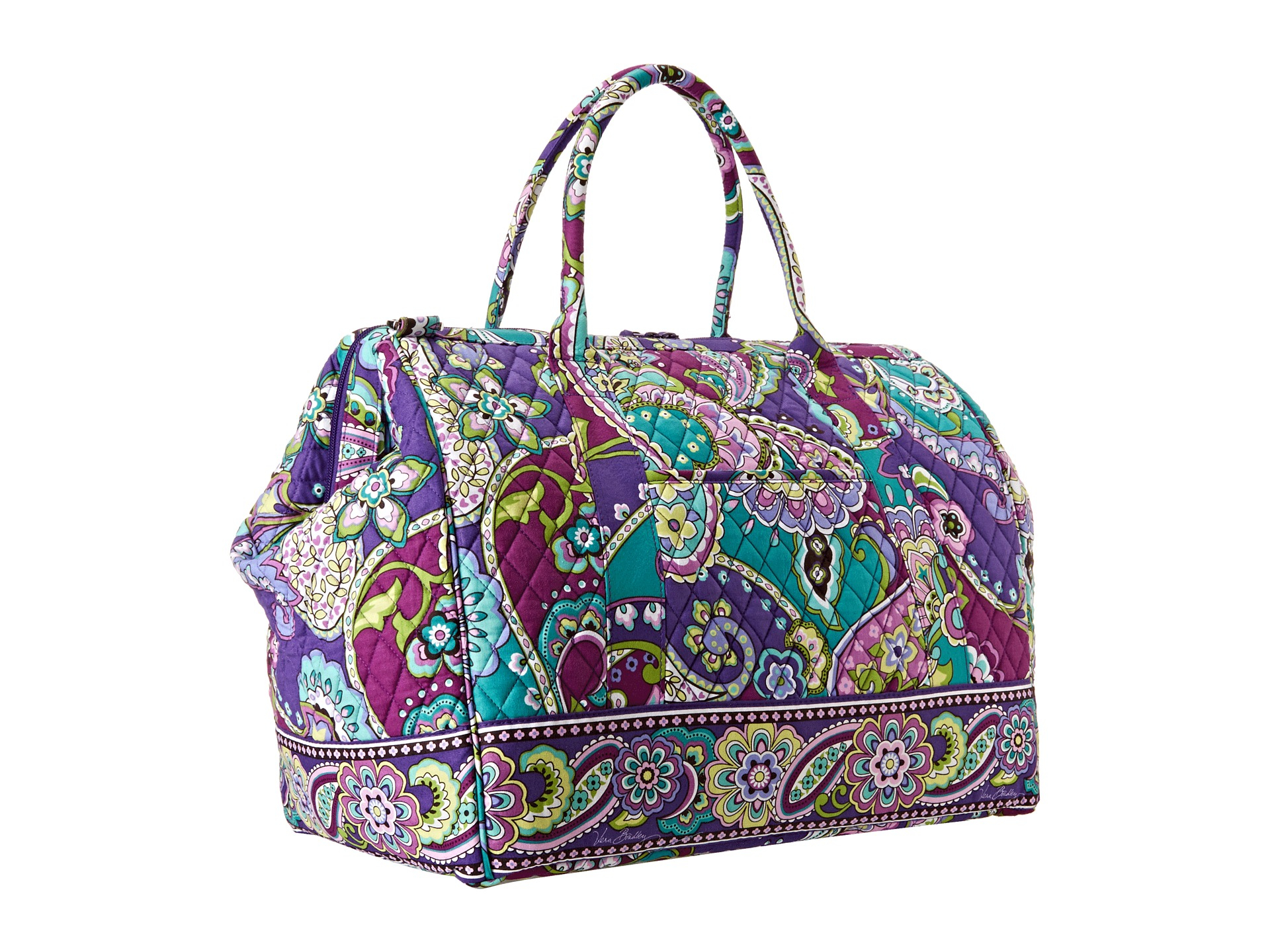 vera bradley frame travel bag