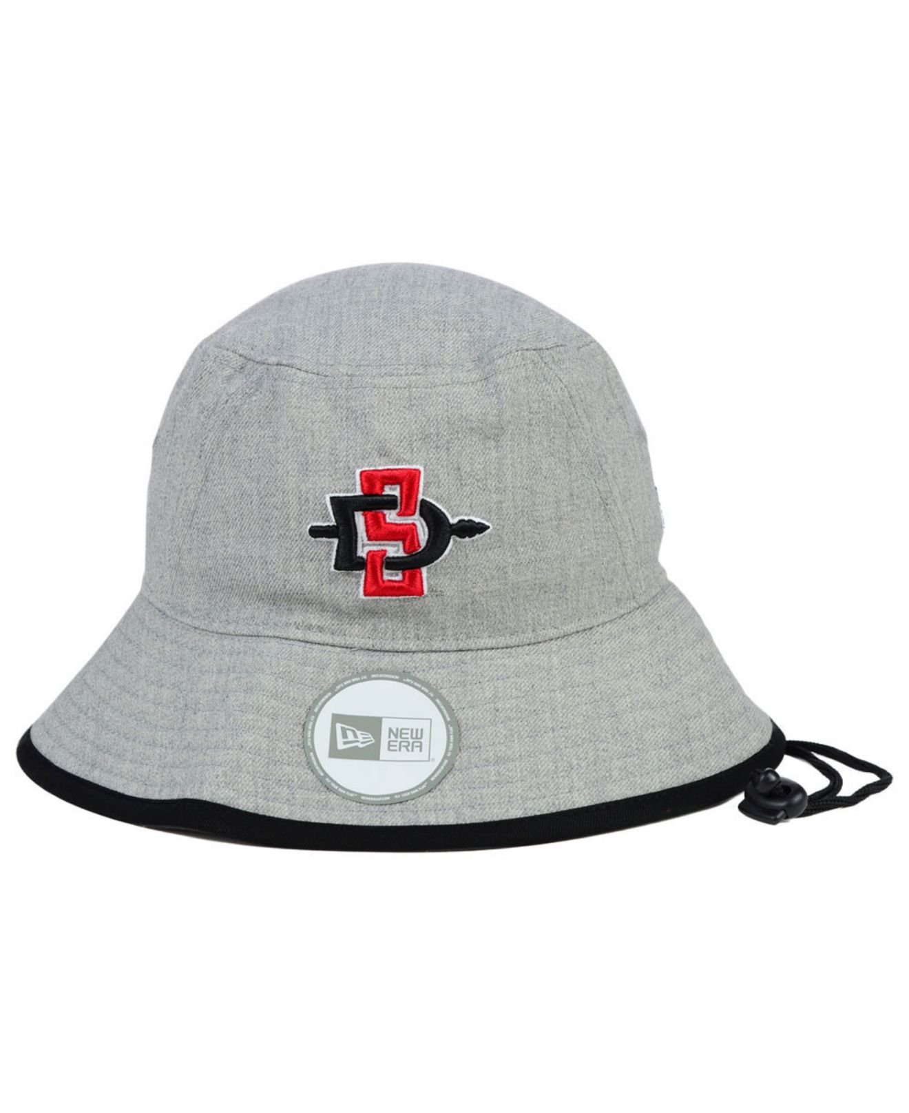 KTZ San Diego State Aztecs Tip Bucket Hat in Gray for Men - Lyst