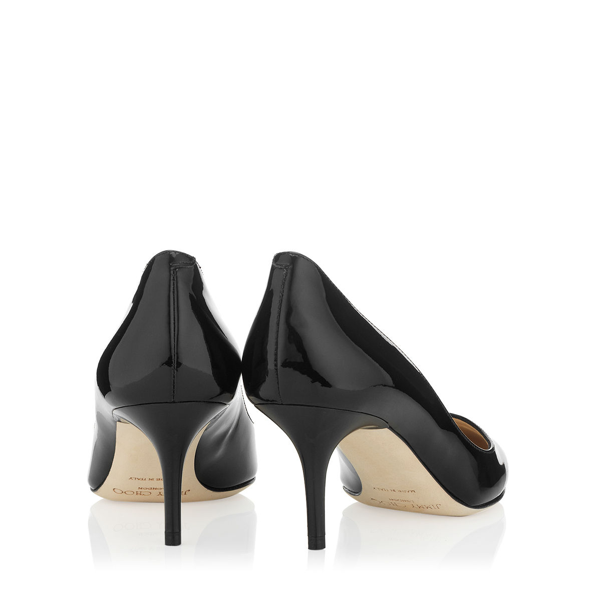 jimmy choo lang black patent