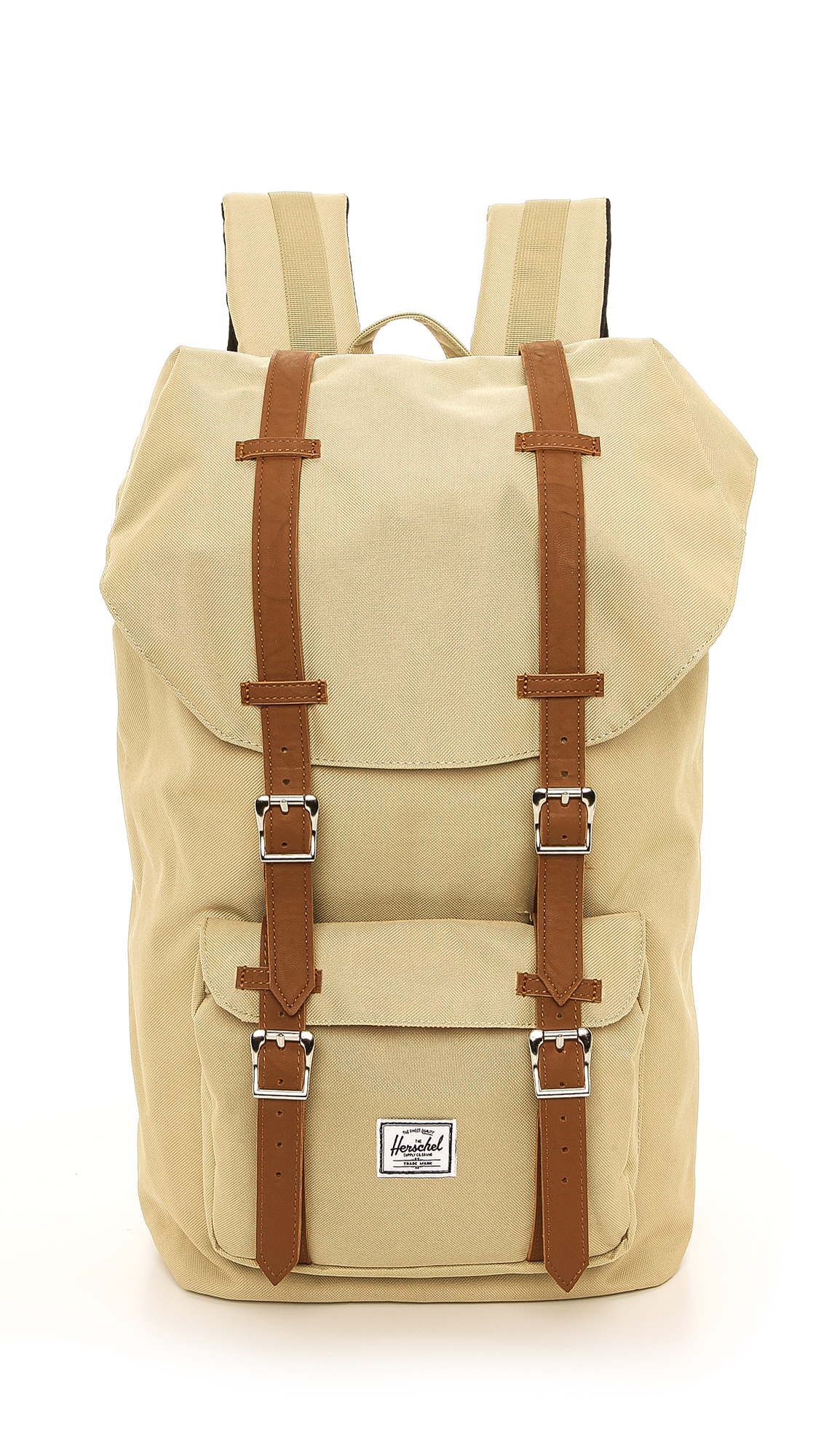 Lyst Herschel Supply Co. Little America Backpack with Leather Straps