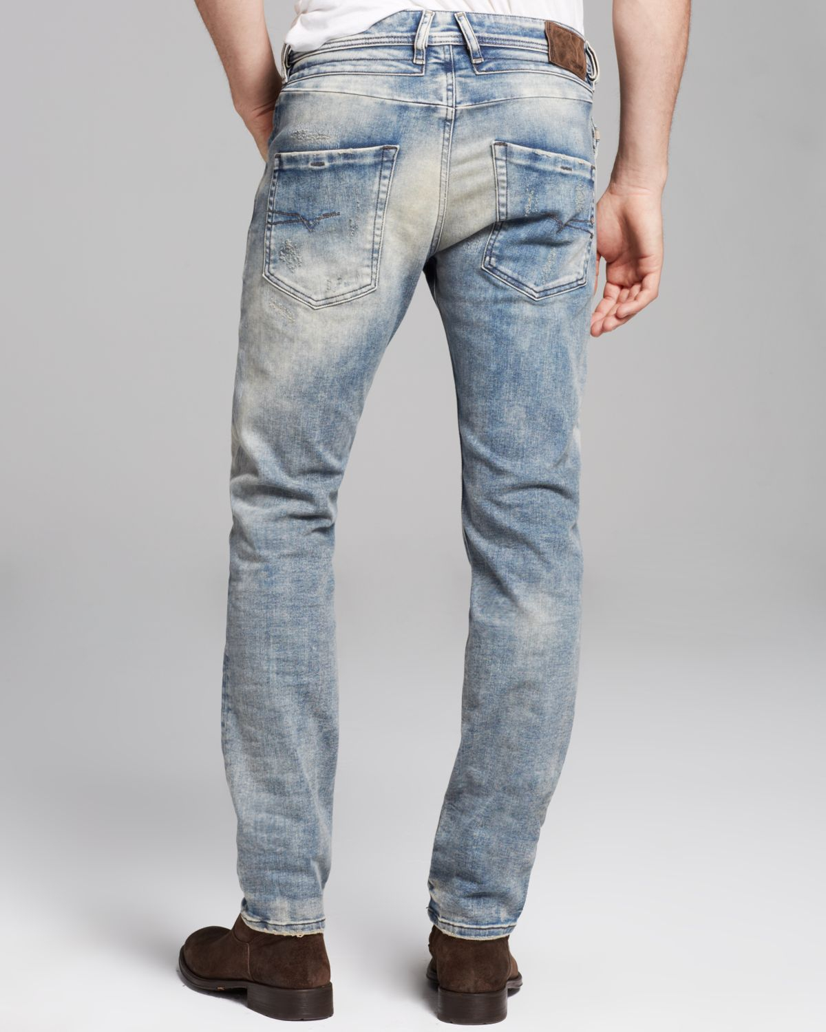DIESEL Jeans Belther Slim Fit in Ghostface in Blue for Men - Lyst