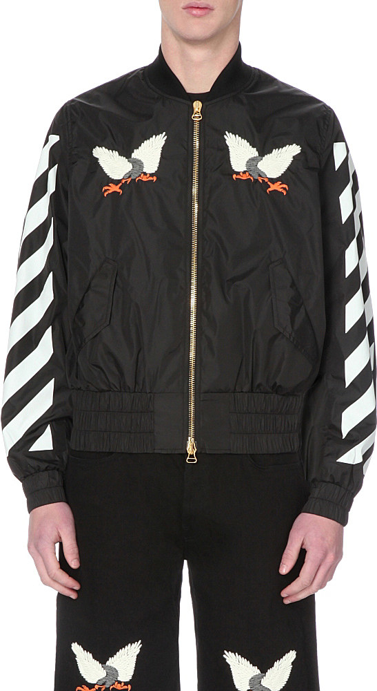 off white eagle jacket