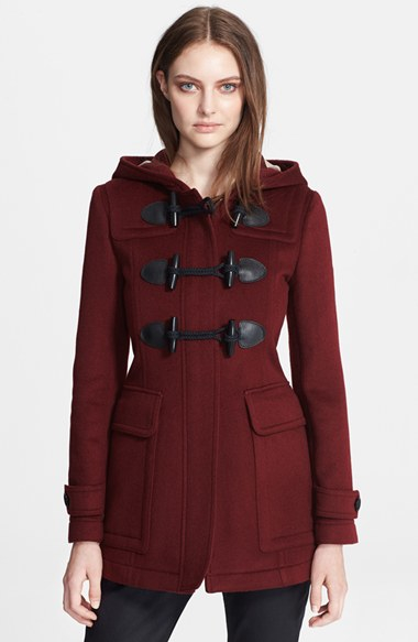 burberry brit wool duffle coat