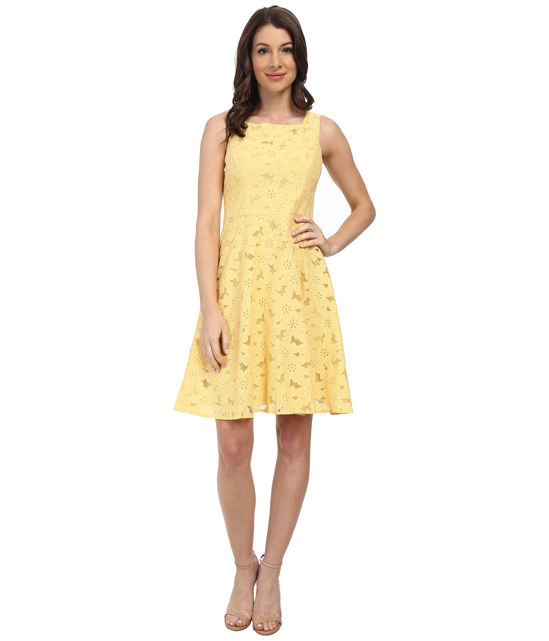 maggy london yellow dress
