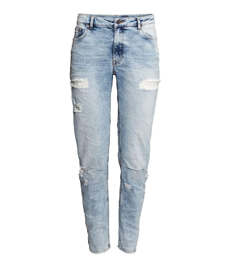 h and m blue jeans