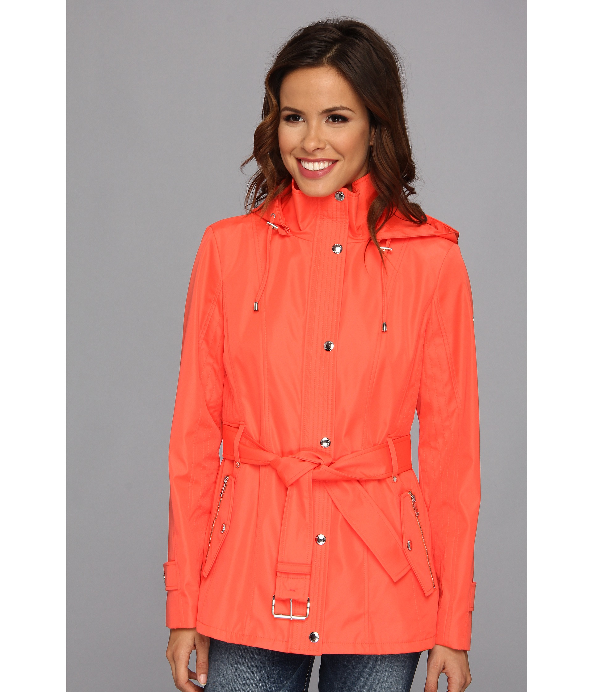 Arriba 42+ imagen michael kors jacket orange - Thptnganamst.edu.vn