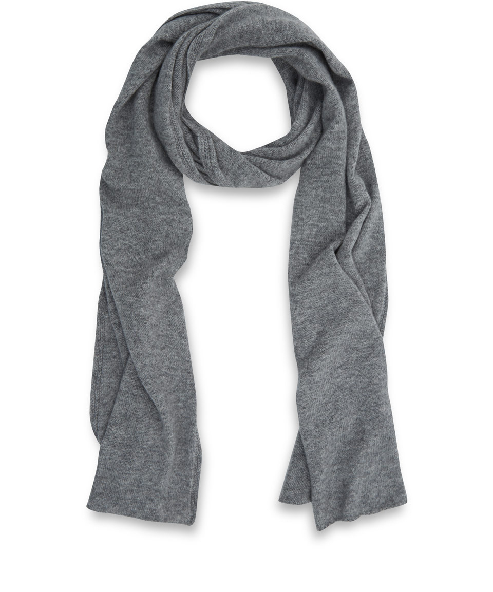 Lyst Johnstons Small Light Grey Gauzy Cashmere Scarf in Gray for Men